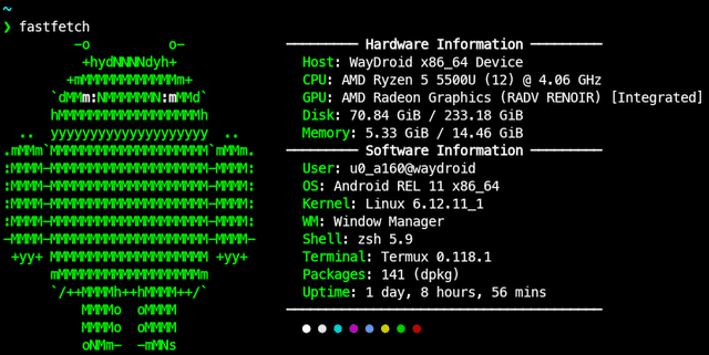 CPUやメモリなどのハードウェア、及びカーネルをホストのLinuxと共有していることが分かる