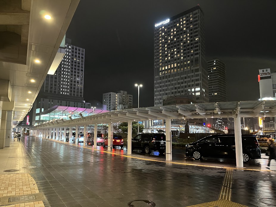 1日目の旅を終え、福井駅に戻る